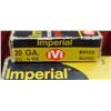 Image 2 : 10 IMPERIAL SPECIAL LONG RANGE 20GA RIFLED SLUGS 2 3/4" -5/8OZ