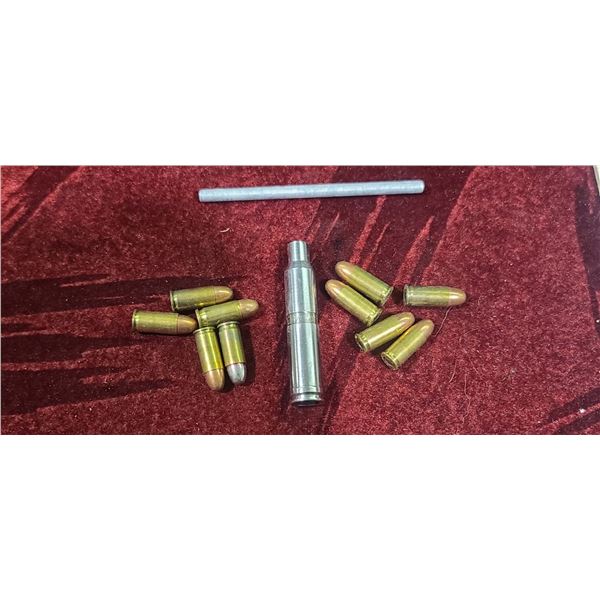 .308 NORMA MAG INSERT FOR .32 AUTO - COMES WITH 10 ROUNDS OF .32 AUTO - INSERT NOT TESTED