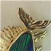 Image 11 : Smiling Sailfish Slide Pendant w/ Black Opal Inlay
