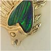Image 12 : Smiling Sailfish Slide Pendant w/ Black Opal Inlay