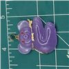 Image 9 : Lavender Jade Koala Bear Pendant with Ruby Eyes