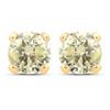 Image 2 : 1.02 CTW Solitaire Diamond Earrings 4-Prong