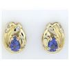 Image 1 : Timeless Tanzanite and Diamond Earrings