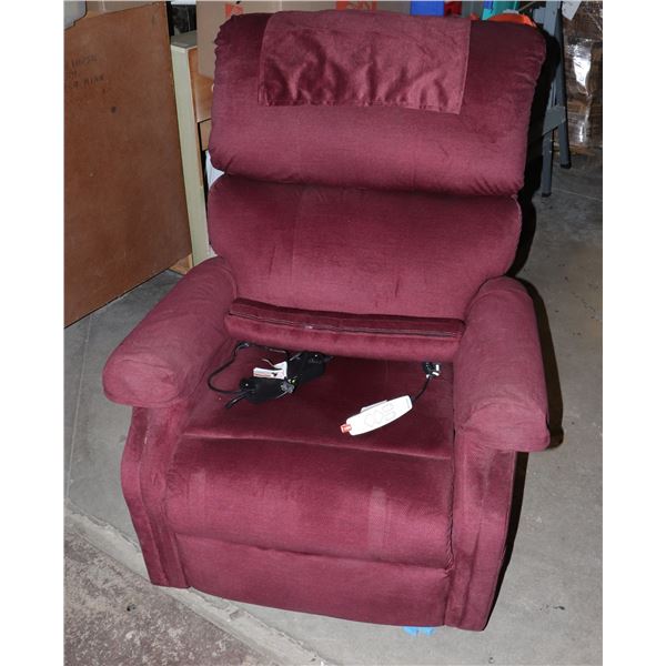 PRIDE ELECTRIC POWER RECLINER, VERY GOOD CONDITION