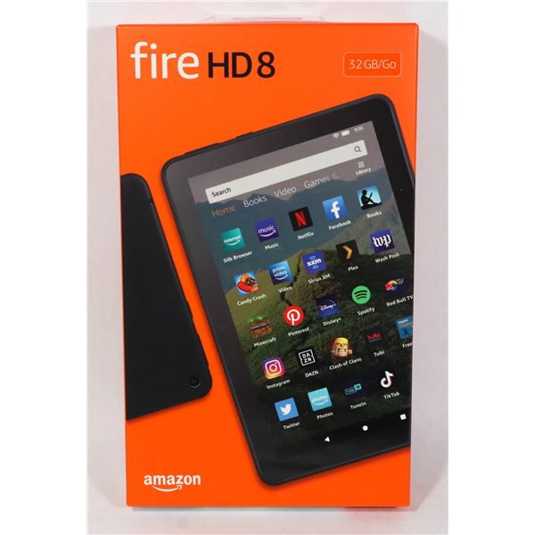 NEW AMAZON FIRE HD8 32GB TABLET, NEW SEALED