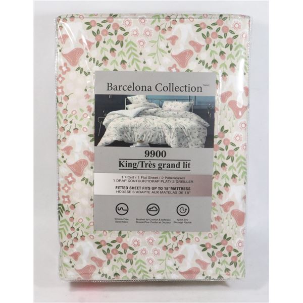 NEW KING SIZED SHEET SET