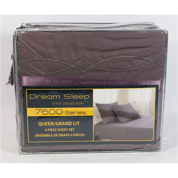 NEW 4 PIECE SHEET SET QUEEN SIZED