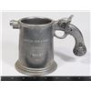 Image 1 : VINTAGE PEWTER HANDGUN SHAPED MUG GOOD CONDITION