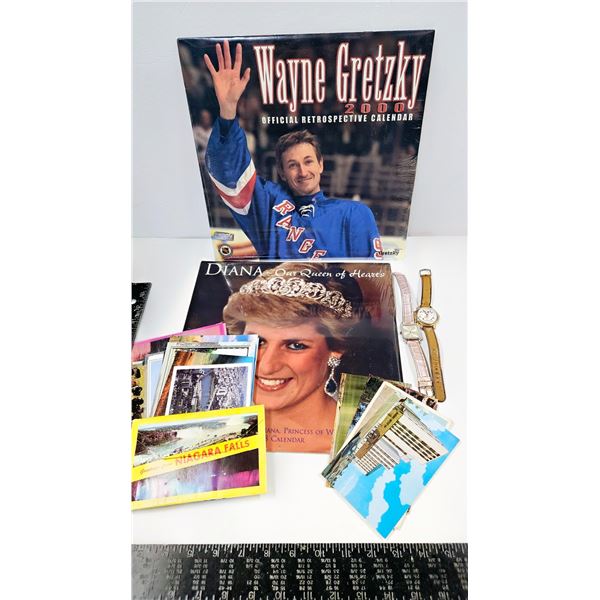 WAYNE GRETZKY & DIANA  CALENDARS 2000/1998