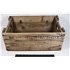 Image 1 : VINTAGE WOOD CRATE BOX