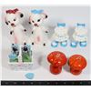 Image 1 : 4 SETS COLLECTIBLE SALT AND PEPPER SHAKERS