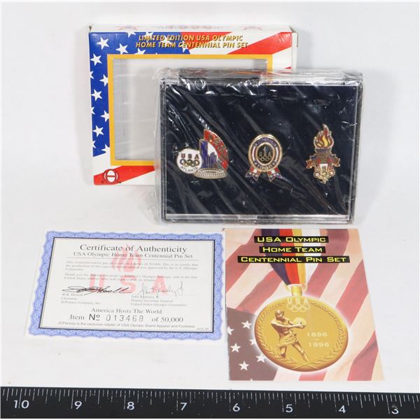 LIMITED EDITION USA OLYMPIC PIN SET