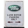 Image 1 : BRAND NEW LAND ROVER THEMED METAL SIGN