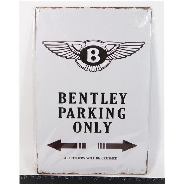 BRAND NEW BENTLEY THEMED METAL SIGN