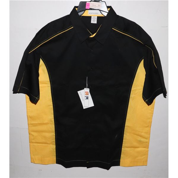 NEW MENS SIZE X-LARGE NORTH END BUTTON UP SHIRT