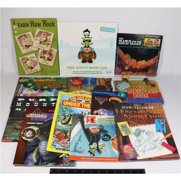 UNCLAIMED LOT OF CHILDRENS BOOKS INCLUDING