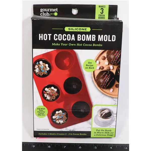 NEW SILICONE HOT COCOA BOMB MOLD