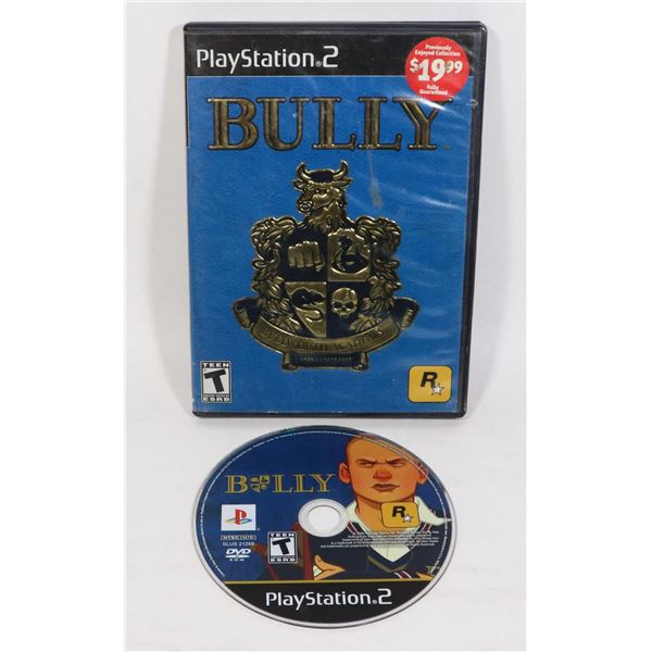 PS2 BULLY VIDEO GAME