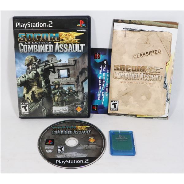 PS2 SOCOM U.S. NAVY SEALS COMBINED ASSAULT VIDEO