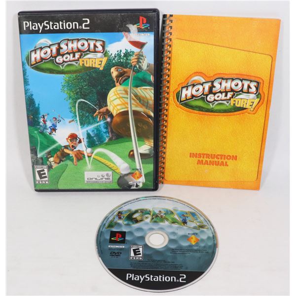 PLAYSTATION 2 HOT SHOTS GOLF FORE! GAME