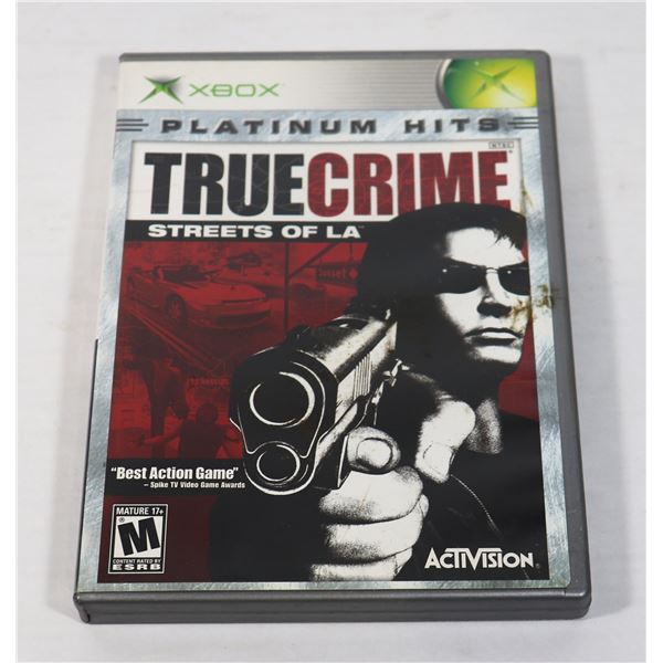 XBOX TRUE CRIME STREETS OF LA GAME
