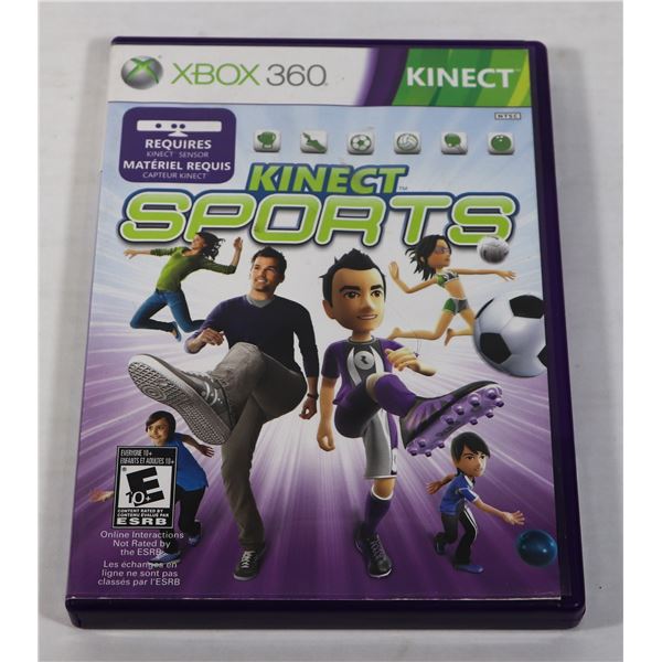 XBOX 360 KINECT SPORTS GAME