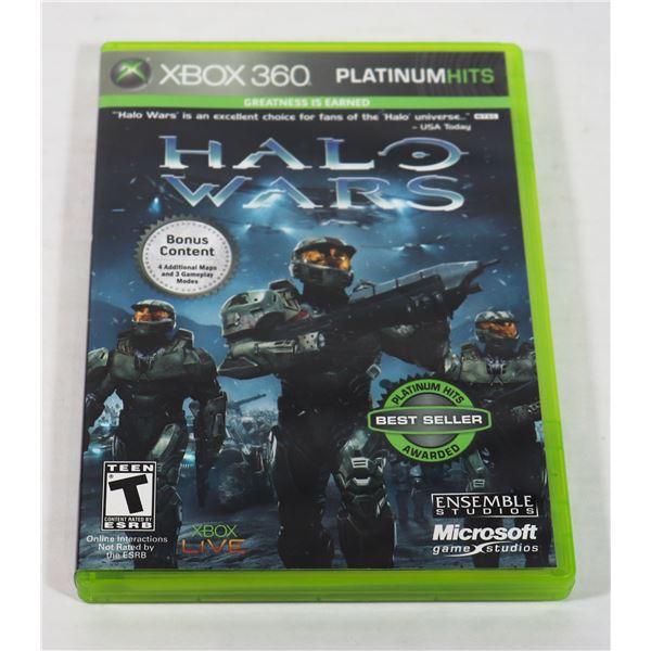 XBOX 360 HALO WARS GAME