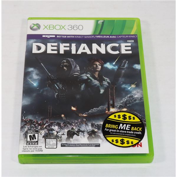 XBOX360 DEFIANCE GAME