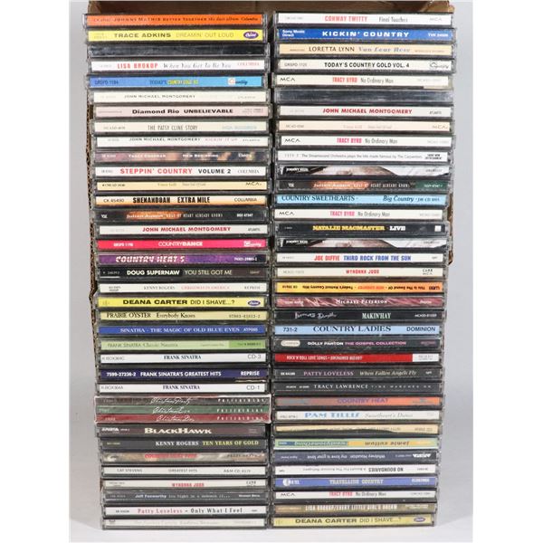LARGE BOX OF ASSORTED CDS INCLUDING FRANK