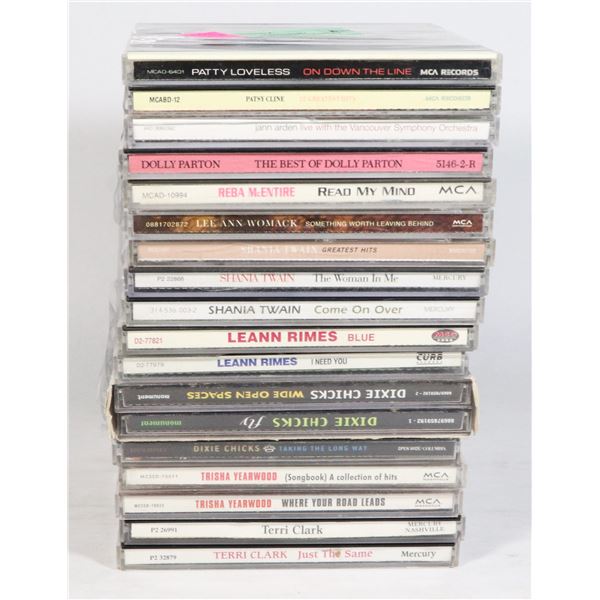 BUNDLE OF WOMEN COUNTRY ARTIST CDS INCLUDING