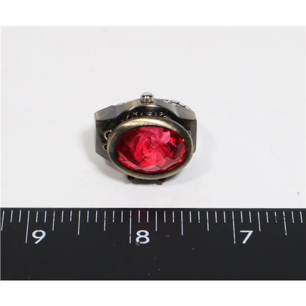 BOZHI QUARTZ DECORATIVE WATCH RING
