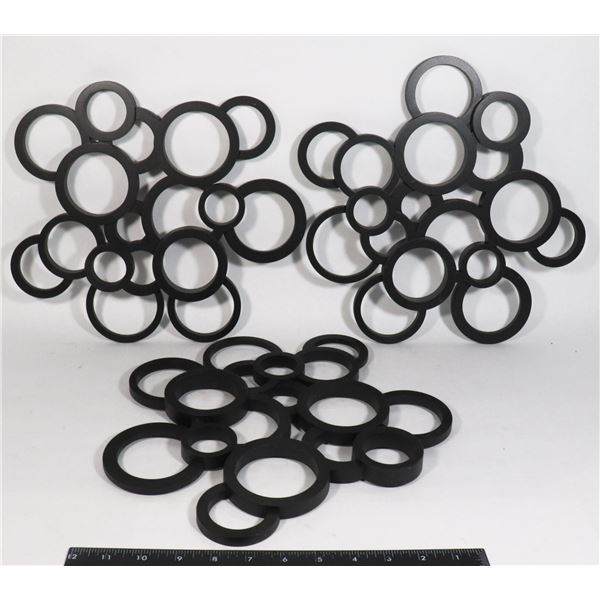 THREE MATCHING WALL ART PIECES