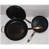 Image 1 : ASSORTED FRYING PANS
