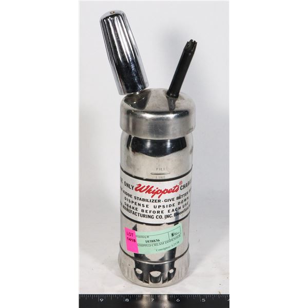 KIDDE WHIPPED CREAM DISPENSER