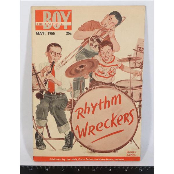 1955 THE CATHOLIC BOY "RHYTHM WRECKERS" BOOK