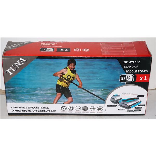 NEW INFLATABLE STAND UP PADDLE BOARD (BLUE)
