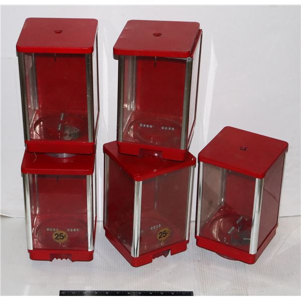 VINTAGE GUMBALL MACHINE TOPS ONLY