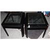 Image 1 : TWO MIRROR TOP END TABLES