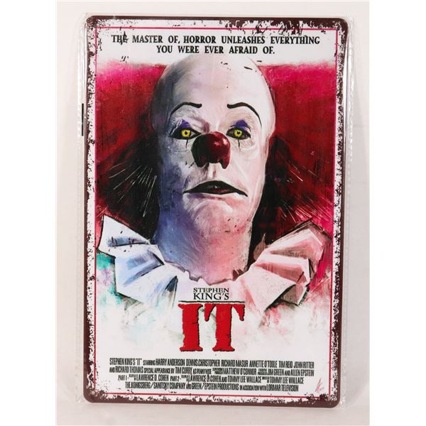 NEW STEPHEN KING'S IT (1990) VERSION METAL WALL