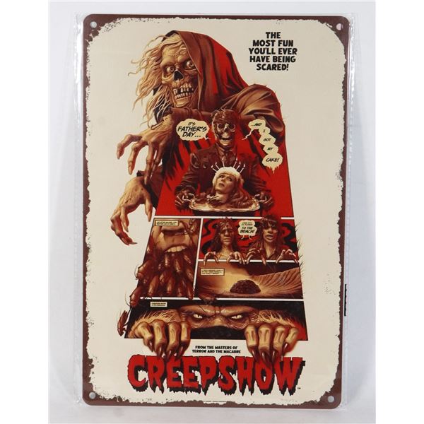NEW CREEP SHOW STEPHEN KING THEME METAL SIGN