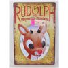 Image 1 : NEW RUDOLPH THE RED-NOSED REINDEER METAL SIGN