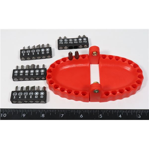 NEW JAW DRILL BIT HOLDER WITH NEW DRILL BITS