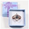 Image 1 : NEW SIZE 7 ROSE GOLD TONE 3PCE SUNSHINE RHINESTONE