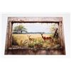 Image 1 : RUSTIC WILD DEER CANVAS PRINT 12" X 16"