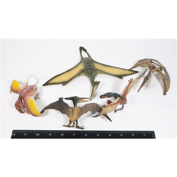 BAG OF FLYING DINOSAURS, 5 PIECES
