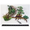 Image 1 : SPINOSAURUS WITH DIORAMA PARTS, TREES, ECT