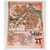 Image 1 : NEW CANVAS CITY OF DERRY MAINE MAP ART PIECE