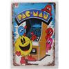 Image 1 : NEW RETRO LOOK PAC MAN THEME WALL SIGN