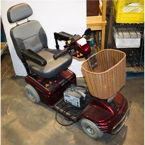 SHOPRIDER MOBILITY SCOOTER WITH CHARGER
