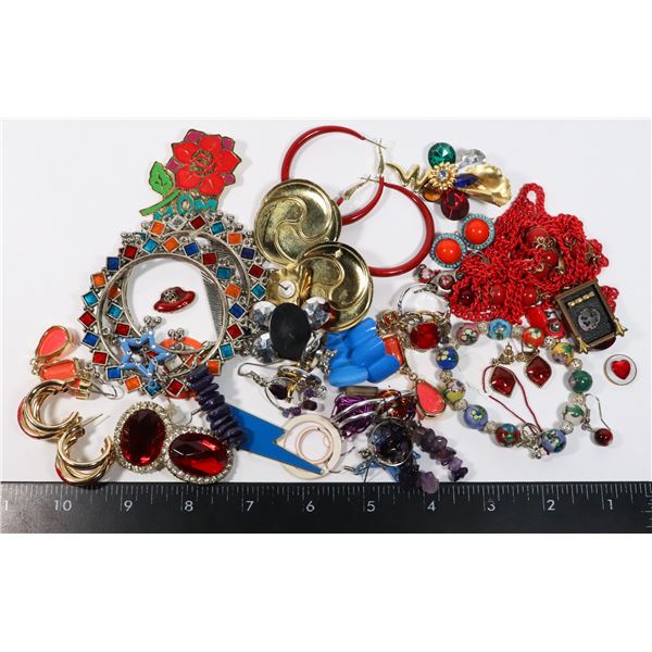LARGE LOT OF FASHION JEWELRY, SOME MAY BE BRAND